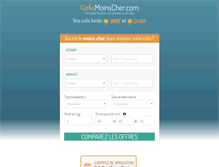 Tablet Screenshot of colismoinscher.com